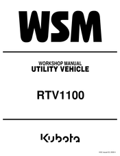 Kubota RTV1100 Workshop Manual