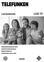 Telefunken L32F800M4CWI Instruction Manual