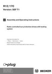 Becker R12/17C Assembly And Operating Instructions Manual