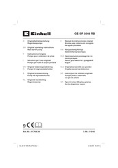 EINHELL GE-SP 3546 RB Original Operating Instructions