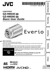 JVC Everio GZ-HM330 BEK User Manual