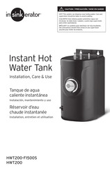 InSinkErator HWT200-F1500S Installation, Care & Use Manual