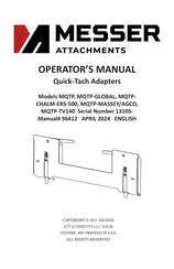 MESSER MQTP-MASSEY/AGCO Operator's Manual