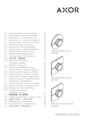 Axor ShowerSelect ID round 36753670 Instructions For Use/Assembly Instructions