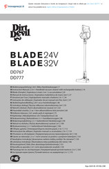 Dirt Devil BLADE 24V Instruction Manual