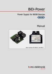 tams elektronik BiDi-Power Manual