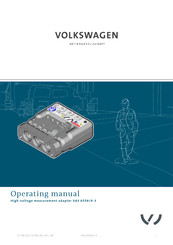 Volkswagen VAS 6558/9-3 Operating Manual