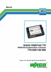 WAGO WINSTA 770 Manual