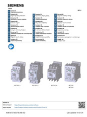 Siemens SIRIUS 3RT202-1 Series Original Operating Instructions