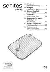 Beurer Sanitas SHK 28 Instructions For Use Manual