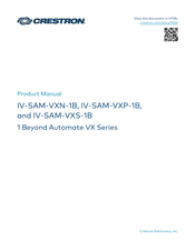 Crestron IV-SAM-VXN-1B Product Manual