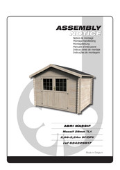 Décor et Jardin ABRI MASSIF 62422S917 Assembly Instructions Manual