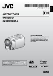 JVC GZ-HM200BAA Instructions Manual