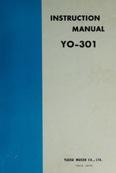 Yaesu YO-301 Instruction Manual