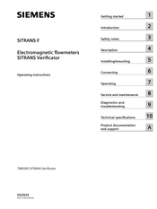 Siemens SITRANS FMT020 Operating Instructions Manual