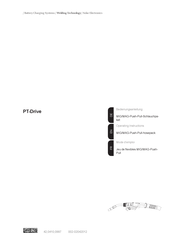 Fronius PT-Drive Operating Instructions Manual