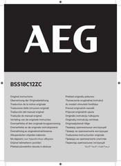 AEG BSS18C12ZC Instructions Manual