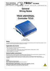 Trox Technik TCU3 Manual
