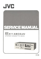 JVC KD-A11 E Service Manual
