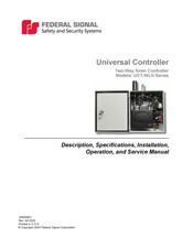 Federal Signal Corporation UCT-WLN-U-FSIOT Manual