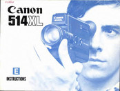 Canon 514XL Instructions Manual