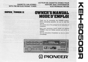 Pioneer SUPER TUNER III KEH-6050 QR Owner's Manual