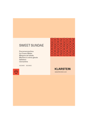 Klarstein Sweet Sundae Manual