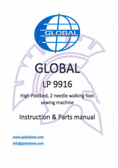 Global LP 9916 Instruction & Parts Manual