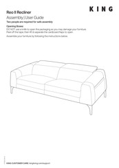 KING Reo II Recliner Assembly & User's Manual