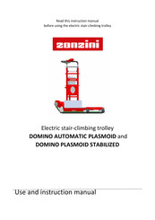 Zonzini DOMINO AUTOMATIC PLASMOID Use And Instruction Manual