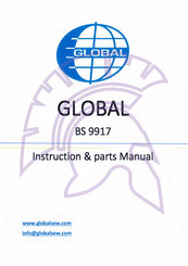 Global BS 9917 Instruction & Parts Manual