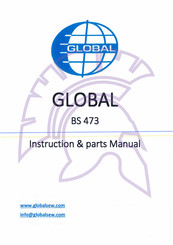 Global B5473 Instruction & Parts Manual