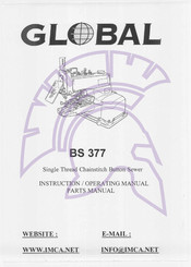 Global BS 377 Instructions And Operating Manual
