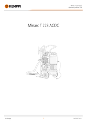Kemppi Minarc T 223 ACDC Operating Manual