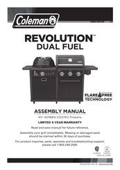 Coleman REVOLUTION RV- 601BBQ Assembly Manual