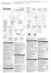 Beurer KS 19 Quick Start Manual