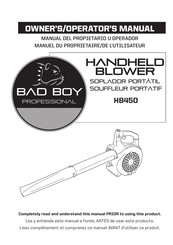 Bad Boy HB450 Owner's/Operator's Manual