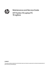 HP Pavilion 16 Maintenance And Service Manual