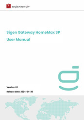Sigenergy HomeMax SP User Manual