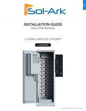 sol-ark L3 60K-HV-60-IP20 Installation Manual And User's Manual