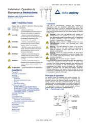 delta-mobrey 18DS Installation, Operation & Maintenance Instructions Manual