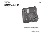 FujiFilm instax mini 99 User's Manual/Safety Precautions