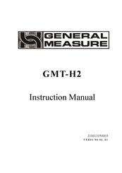 General Measure GMT-H2 Instruction Manual