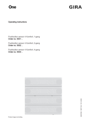 Gira One 5004 Series Operating Instructions Manual