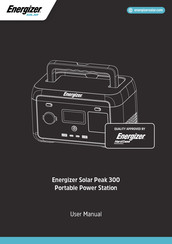 Energizer Solar Peak 600 User Manual