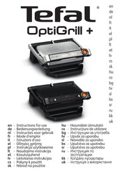 TEFAL OptiGrill+ GC718D10 Instructions For Use Manual
