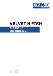 Costan VELVET N FISH Cleaning Instruction