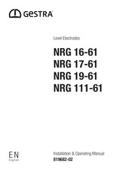 GESTRA NRG 111-60 Installation & Operating Manual