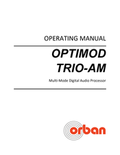 Orban OPTIMOD TRIO-AM Operating Manual