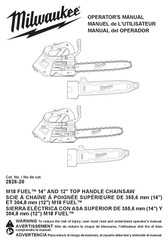 Milwaukee M18 FUEL 2826-22T Operator's Manual